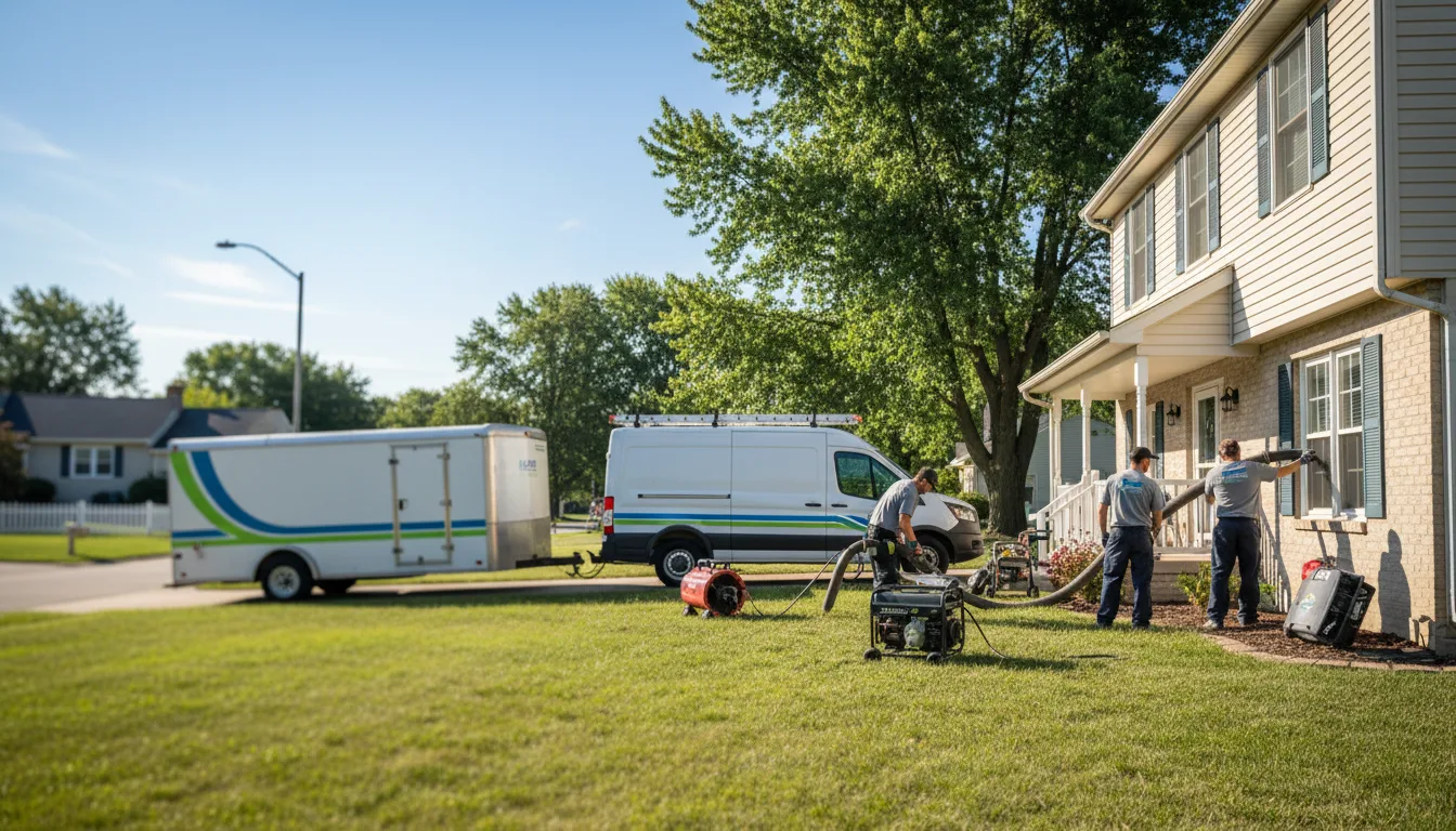 Flooded Basement Restoration And Cleanup With Repair in Pangburn, AR near me